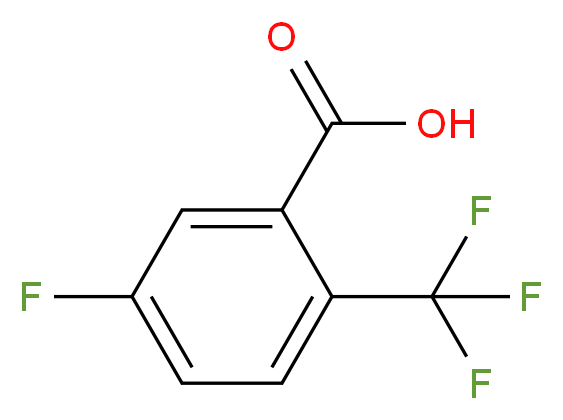 2-Trifluoromethyl-5-fluorobenzoic acid_Molecular_structure_CAS_654-99-9)