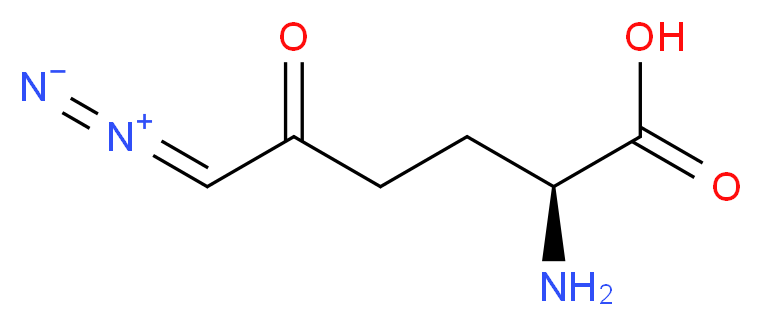 6-Diazo-5-oxo-L-norleucine_Molecular_structure_CAS_157-03-9)