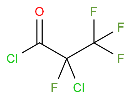 2-Chloro-2,3,3,3-tetrafluoropropanoyl chloride_Molecular_structure_CAS_6066-46-2)