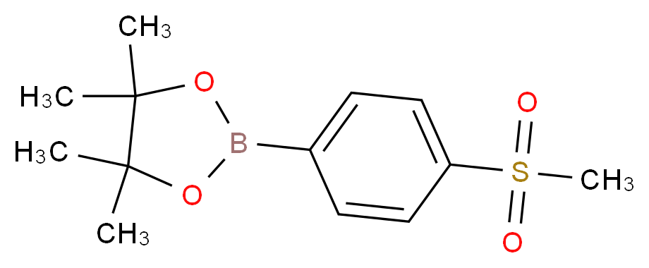 2-(4-METHANESULFONYLPHENYL)-4,4,5,5-TETRAMETHYL-1,3,2-DIOXABOROLANE_Molecular_structure_CAS_603143-27-7)