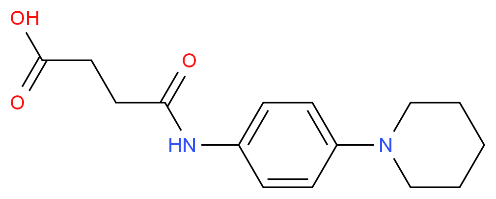 N-(4-Piperidin-1-yl-phenyl)-succinamic acid_Molecular_structure_CAS_436086-97-4)