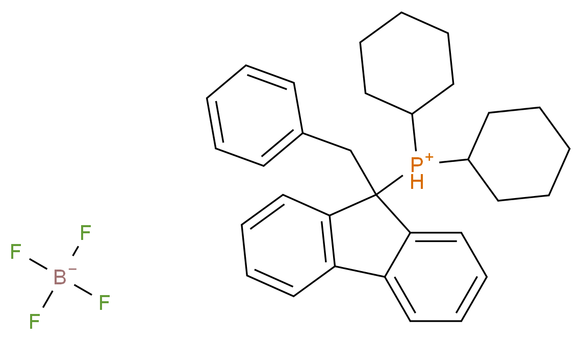 (9-Benzyl-9-fluorenyl)dicyclohexylphosphonium tetrafluoroborate_Molecular_structure_CAS_937378-18-2)