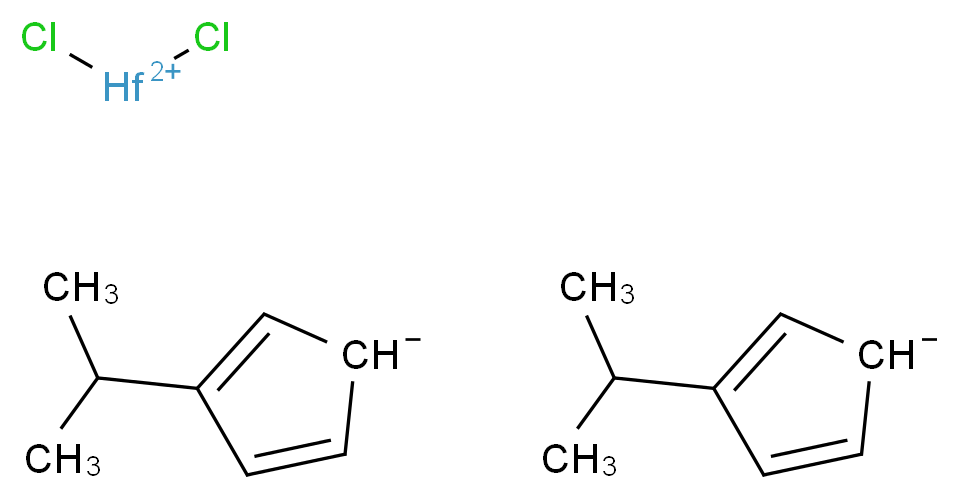 Bis(isopropylcyclopentadienyl)hafnium(IV) dichloride_Molecular_structure_CAS_66349-80-2)