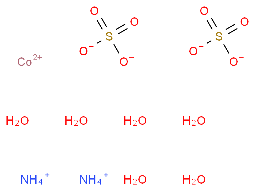 Ammonium cobalt(II) sulfate hexahydrate_Molecular_structure_CAS_13586-38-4)