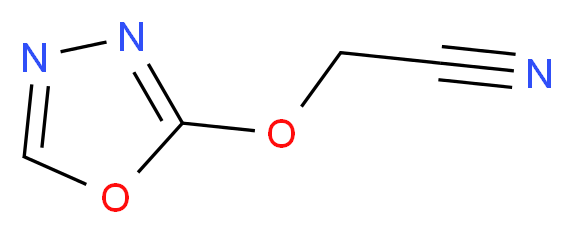 2-(1,3,4-oxadiazol-2-yloxy)acetonitrile_Molecular_structure_CAS_)
