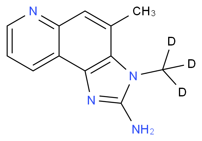 2-Amino-3-(methyl-d3)-4-methyl-3H-imidazo[4,5-f]quinoline_Molecular_structure_CAS_82050-11-1)