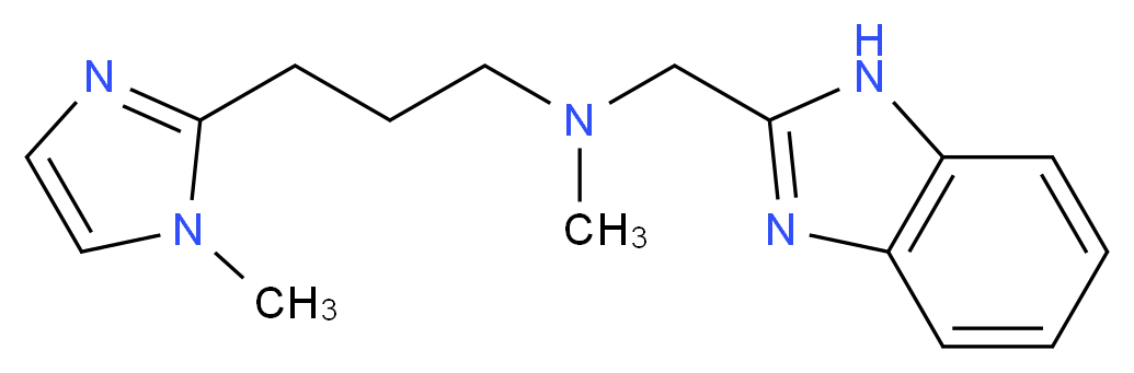 (1H-benzimidazol-2-ylmethyl)methyl[3-(1-methyl-1H-imidazol-2-yl)propyl]amine_Molecular_structure_CAS_)