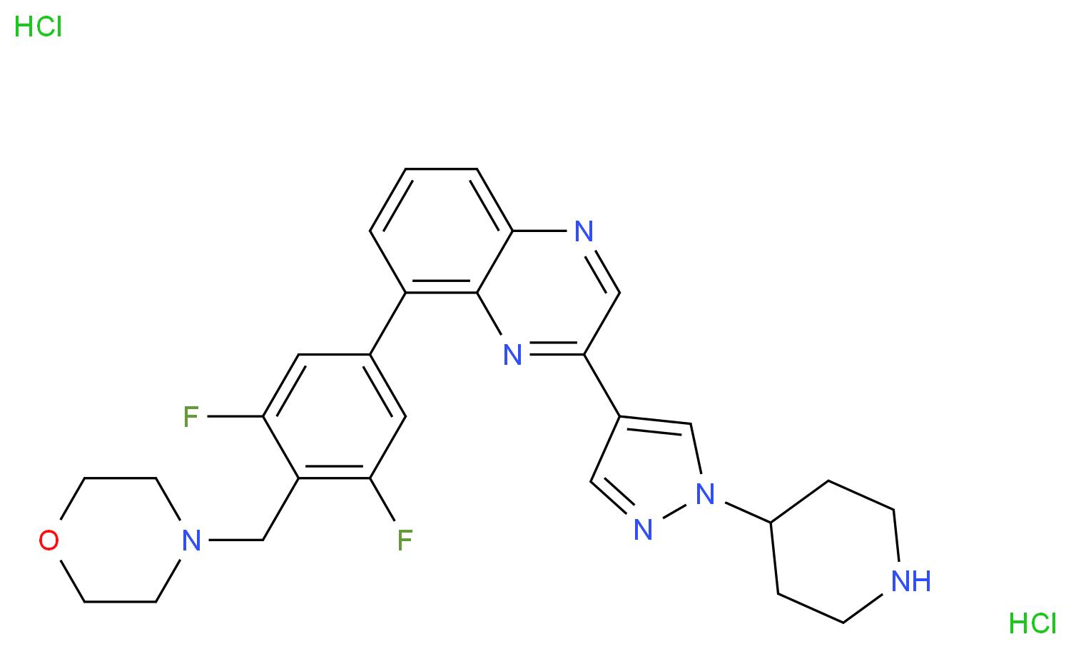 NVP-BSK805 dihydrochloride_Molecular_structure_CAS_1092499-93-8)
