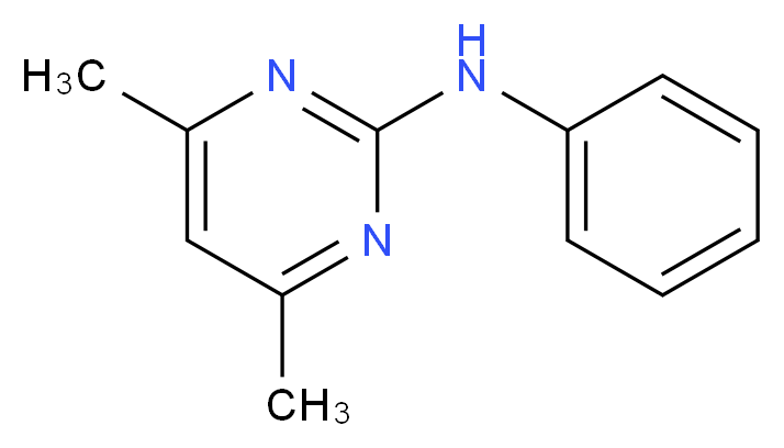 4,6-Dimethyl-N-phenyl-2-pyrimidinamine_Molecular_structure_CAS_53112-28-0)