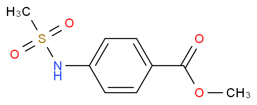 methyl 4-methanesulfonamidobenzoate_Molecular_structure_CAS_)