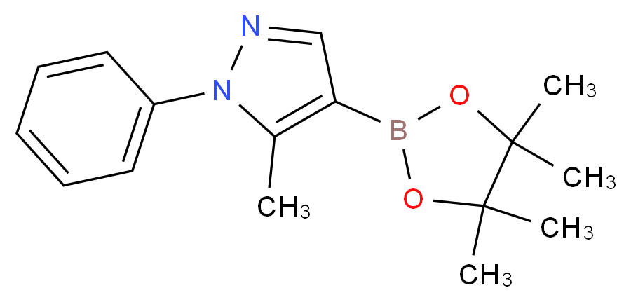 5-methyl-1-phenyl-4-(4,4,5,5-tetramethyl-1,3,2-dioxaborolan-2-yl)-1H-pyrazole_Molecular_structure_CAS_849776-88-1)