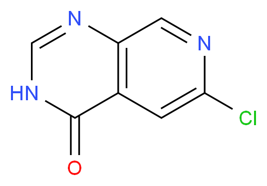 6-chloro-3H,4H-pyrido[3,4-d]pyrimidin-4-one_Molecular_structure_CAS_)