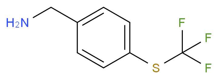 1-{4-[(trifluoromethyl)thio]phenyl}methanamine_Molecular_structure_CAS_128273-56-3)