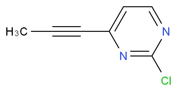 2-CHLORO-4-(PROP-1-YNYL)PYRIMIDINE_Molecular_structure_CAS_811450-47-2)