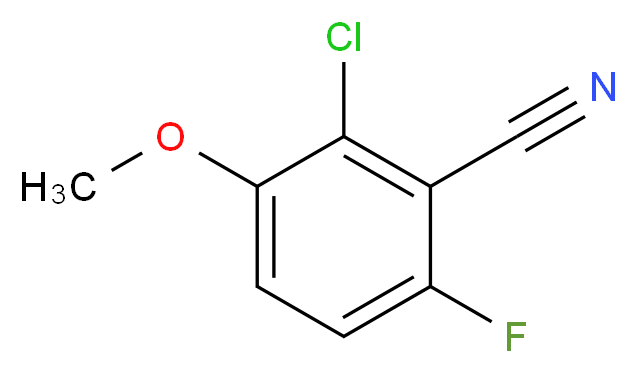 2-Chloro-6-fluoro-3-methoxybenzonitrile_Molecular_structure_CAS_886761-59-7)