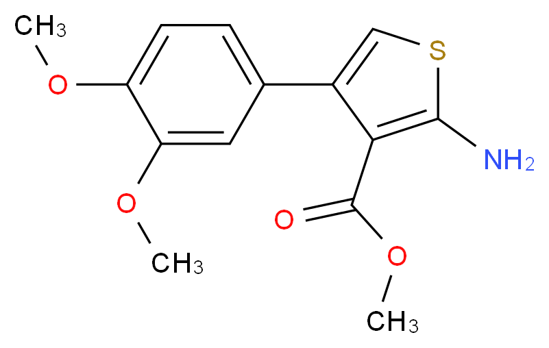 Methyl 2-amino-4-(3,4-dimethoxyphenyl)thiophene-3-carboxylate_Molecular_structure_CAS_350997-14-7)
