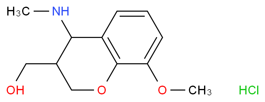 [8-Methoxy-4-(methylamino)-3,4-dihydro-2H-chromen-3-yl]methanol hydrochloride_Molecular_structure_CAS_)