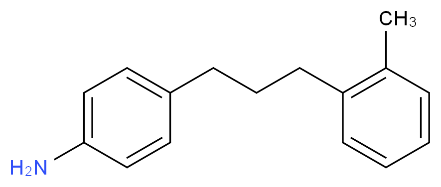 4-[3-(2-methylphenyl)propyl]aniline_Molecular_structure_CAS_)
