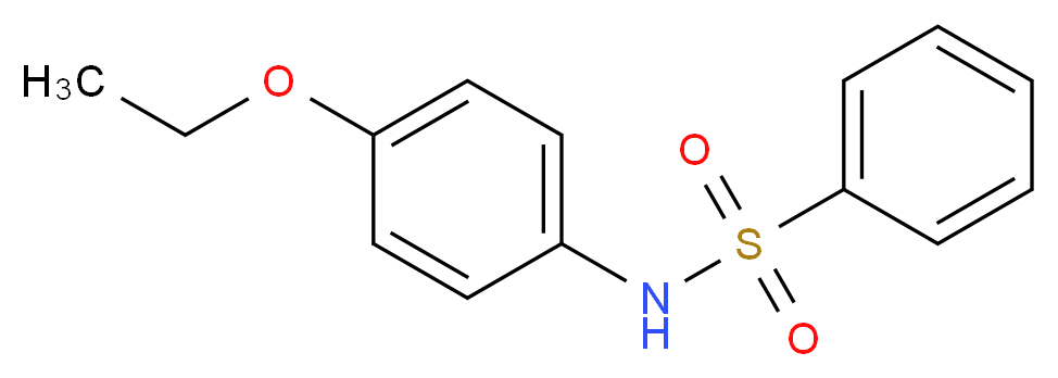 N-(4-Ethoxyphenyl)benzenesulfonamide_Molecular_structure_CAS_)