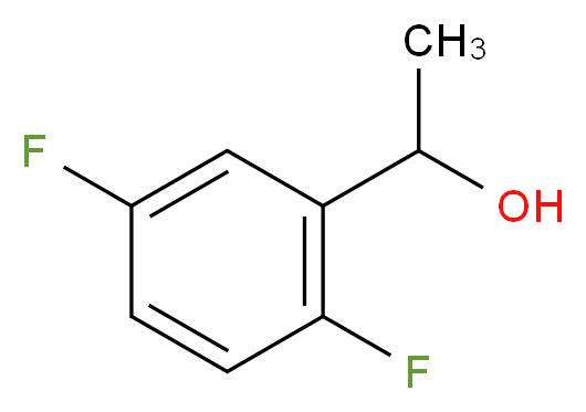 1-(2,5-difluorophenyl)ethanol_Molecular_structure_CAS_)