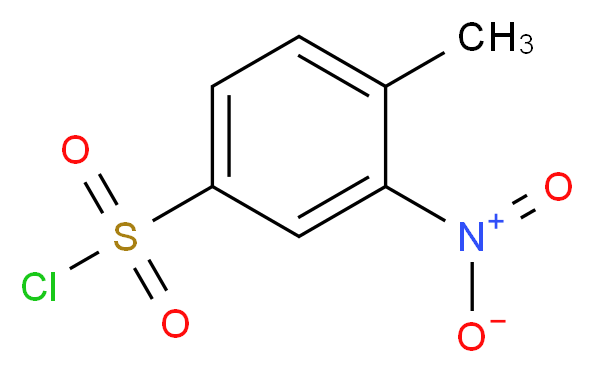 4-Methyl-3-nitrobenzenesulfonyl Chloride_Molecular_structure_CAS_616-83-1)