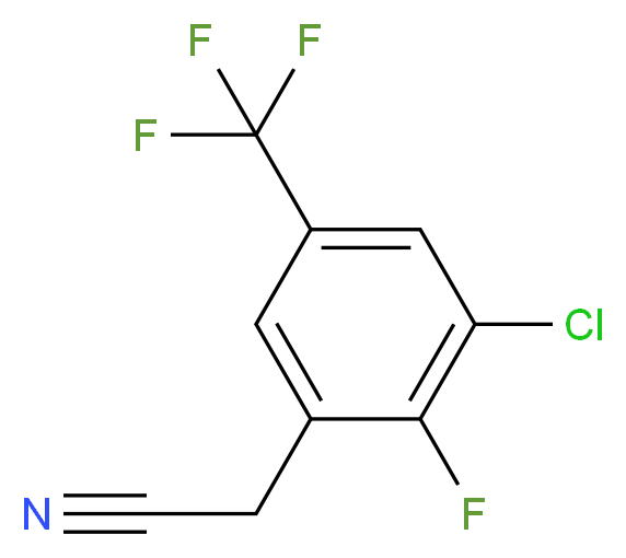 3-Chloro-2-fluoro-5-(trifluoromethyl)-phenylacetonitrile_Molecular_structure_CAS_261763-15-9)