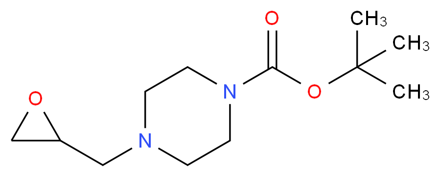 tert-Butyl 4-(oxiran-2-ylmethyl)piperazine-1-carboxylate_Molecular_structure_CAS_159873-06-0)