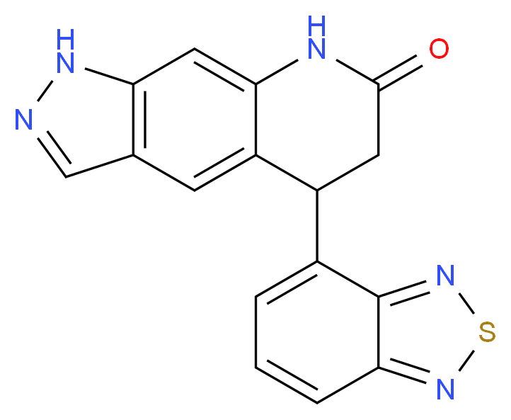 5-(2,1,3-benzothiadiazol-4-yl)-1,5,6,8-tetrahydro-7H-pyrazolo[4,3-g]quinolin-7-one_Molecular_structure_CAS_)