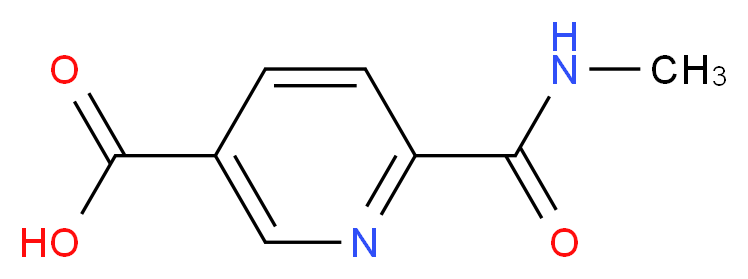6-(methylcarbamoyl)pyridine-3-carboxylic acid_Molecular_structure_CAS_)