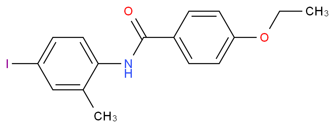 4-ethoxy-N-(4-iodo-2-methylphenyl)benzamide_Molecular_structure_CAS_418790-72-4)