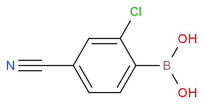 (2-Chloro-4-cyanophenyl)boronic acid_Molecular_structure_CAS_677743-50-9)