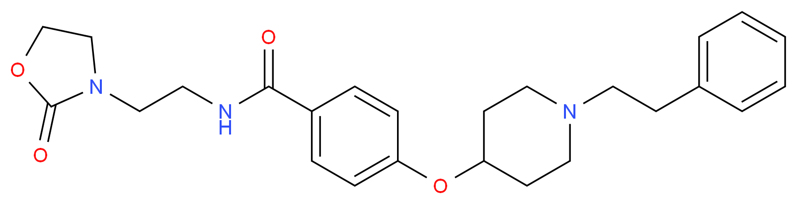 N-[2-(2-oxo-1,3-oxazolidin-3-yl)ethyl]-4-{[1-(2-phenylethyl)-4-piperidinyl]oxy}benzamide_Molecular_structure_CAS_)