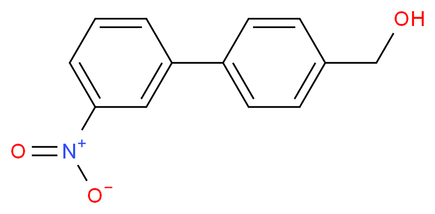 (3'-Nitro[1,1'-biphenyl]-4-yl)methanol_Molecular_structure_CAS_)
