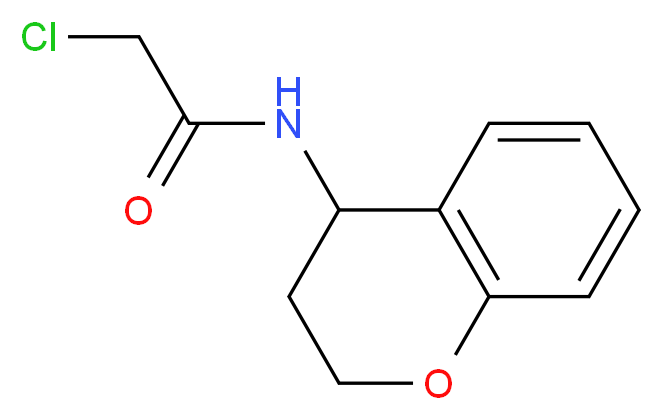 2-chloro-N-3,4-dihydro-2H-chromen-4-ylacetamide_Molecular_structure_CAS_91089-68-8)