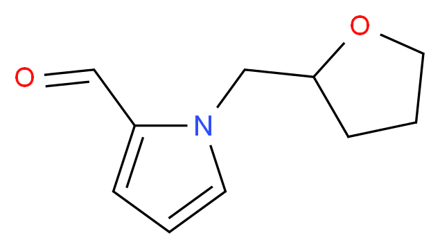 1-((tetrahydrofuran-2-yl)methyl)-1H-pyrrole-2-carbaldehyde_Molecular_structure_CAS_)