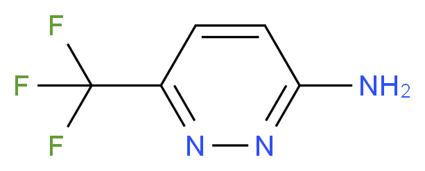 6-(trifluoromethyl)pyridazin-3-amine_Molecular_structure_CAS_)