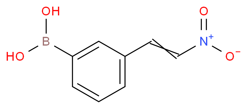 3-[(E)-2-nitrovinyl]benzeneboronic acid_Molecular_structure_CAS_)