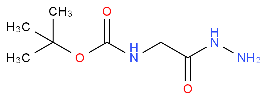 tert-butyl (2-hydrazino-2-oxoethyl)carbamate_Molecular_structure_CAS_6926-09-6)