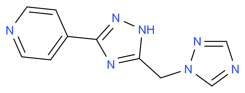 4-[5-(1H-1,2,4-Triazol-1-ylmethyl)-1H-1,2,4-triazol-3-yl]pyridine_Molecular_structure_CAS_477852-54-3)