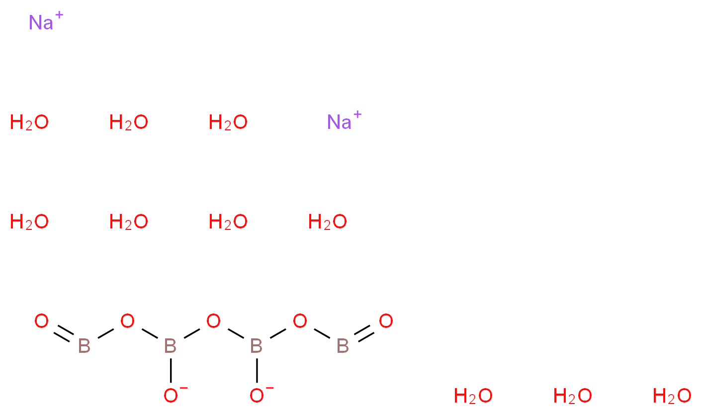 1303-96-4 molecular structure