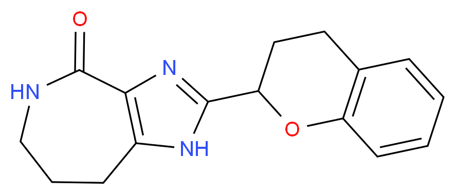 2-[(2S)-3,4-dihydro-2H-chromen-2-yl]-5,6,7,8-tetrahydroimidazo[4,5-c]azepin-4(1H)-one_Molecular_structure_CAS_)