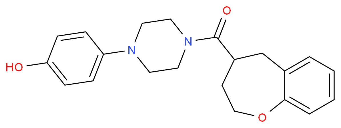 4-[4-(2,3,4,5-tetrahydro-1-benzoxepin-4-ylcarbonyl)piperazin-1-yl]phenol_Molecular_structure_CAS_)