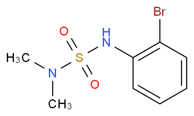 [(2-bromophenyl)sulfamoyl]dimethylamine_Molecular_structure_CAS_)