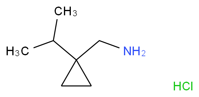 1-(1-Isopropylcyclopropyl)methanamine hydrochloride_Molecular_structure_CAS_)