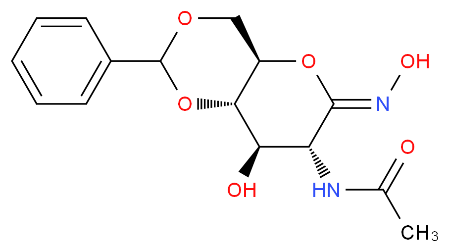2-Acetamido-4,6-O-benzylidene-2-deoxy-D-gluconohydroximo-1,5-lactone_Molecular_structure_CAS_132063-03-7)