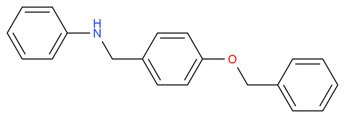 N-[4-(benzyloxy)benzyl]-N-phenylamine_Molecular_structure_CAS_39860-75-8)