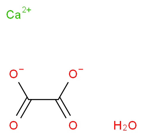 Calcium oxalate monohydrate, Puratronic&reg;_Molecular_structure_CAS_5794-28-5)
