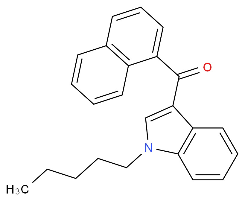 1-Pentyl-3-(1-naphthoyl)indoleJWH 018_Molecular_structure_CAS_209414-07-3)
