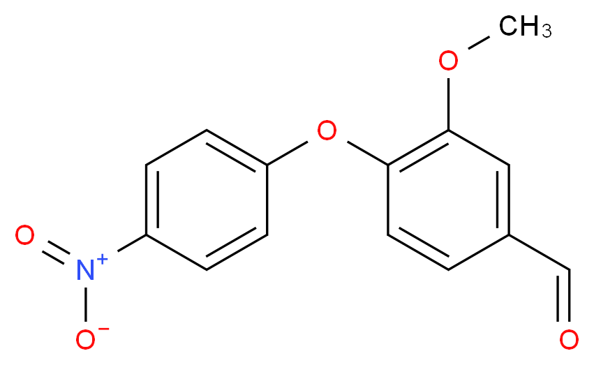 3-methoxy-4-(4-nitrophenoxy)benzaldehyde_Molecular_structure_CAS_166904-09-2)
