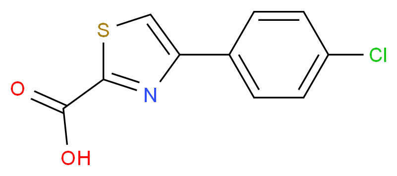 4-(4-CHLORO-PHENYL)-THIAZOLE-2-CARBOXYLIC ACID_Molecular_structure_CAS_779320-20-6)